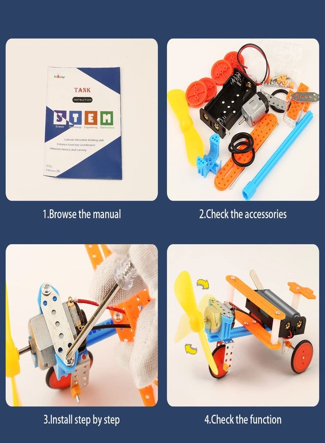 BeAndge STEM Kits for Kids Crafts 6-8 8-12, Boys Gifts Toys for 6 7 8 Year Old Boy Birthday Gift Ideas, STEM Toys Crafts 6+ 7+ yr, Robotics Science Kits Activities Robot Building Age 8-10 9 10 11 12 13 14 - Image 4